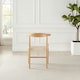 image 5 of Furniturebox Lugar 2x Solid Beech Wooden Rope Dining Chairs