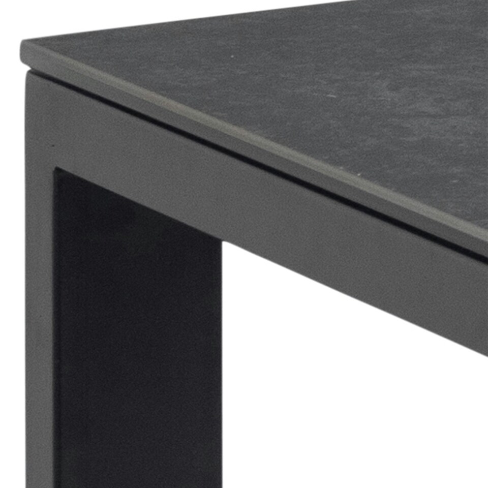 image 1 of Brentford Matt Black Ceramic Dining Table