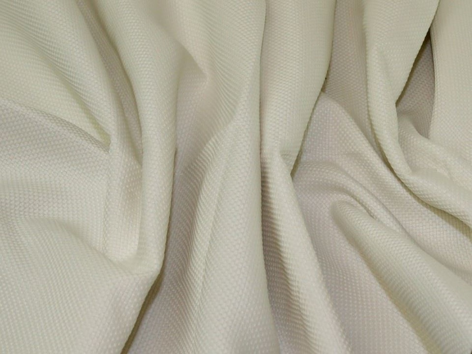 Cream Basket Weave Coating Fabric for Bag Making, Upholstery, 148cm / 58" Wide - per metre