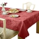 image 1 of Damask Rose Tablecloth - Wine - 127x178cm Purple