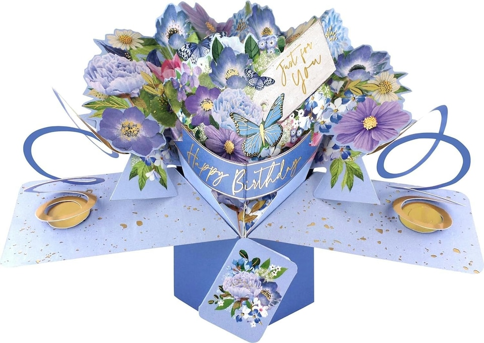 image 1 of Happy Birthday Just For You 3D Pop-Up Greeting Card