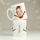 image 7 of Personalised Photo Upload Christmas Elf Mug White