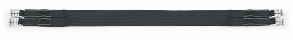 image 1 of Shires Elasticated Burghley Girth Black