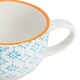 image 4 of Nicola Spring Hand-Printed Cappuccino Cups - 250ml - 3 Colours - Pack of 6