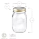 image 3 of Bormioli Rocco Quattro Stagioni Glass Storage Jars - 500ml - Pack of 3