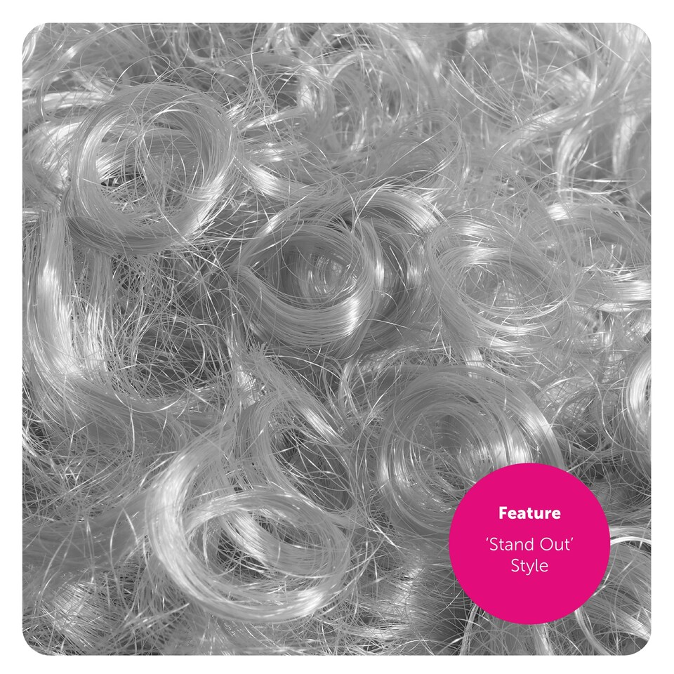image 1 of Adult Grey Afro Wig – Fancy Dress Costume Hairpiece Grey | One Size