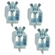 image 1 of Sheet Metal Butt Welding Clamps Fasteners Fastener Intergrips Panel Lock Grip 4pk