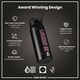image 6 of NFL x Sports, Vacuum Insulated Steel Bottle, Series, 750ml (24oz) | Black | NFLPA Locked In Jayden Daniels | One Size