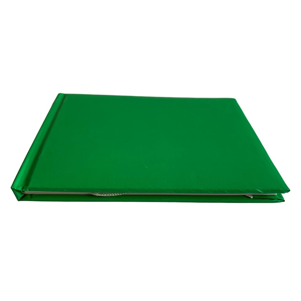 image 1 of Plain Cover Green Autograph Book by Janrax - Signature End of Term School Leavers