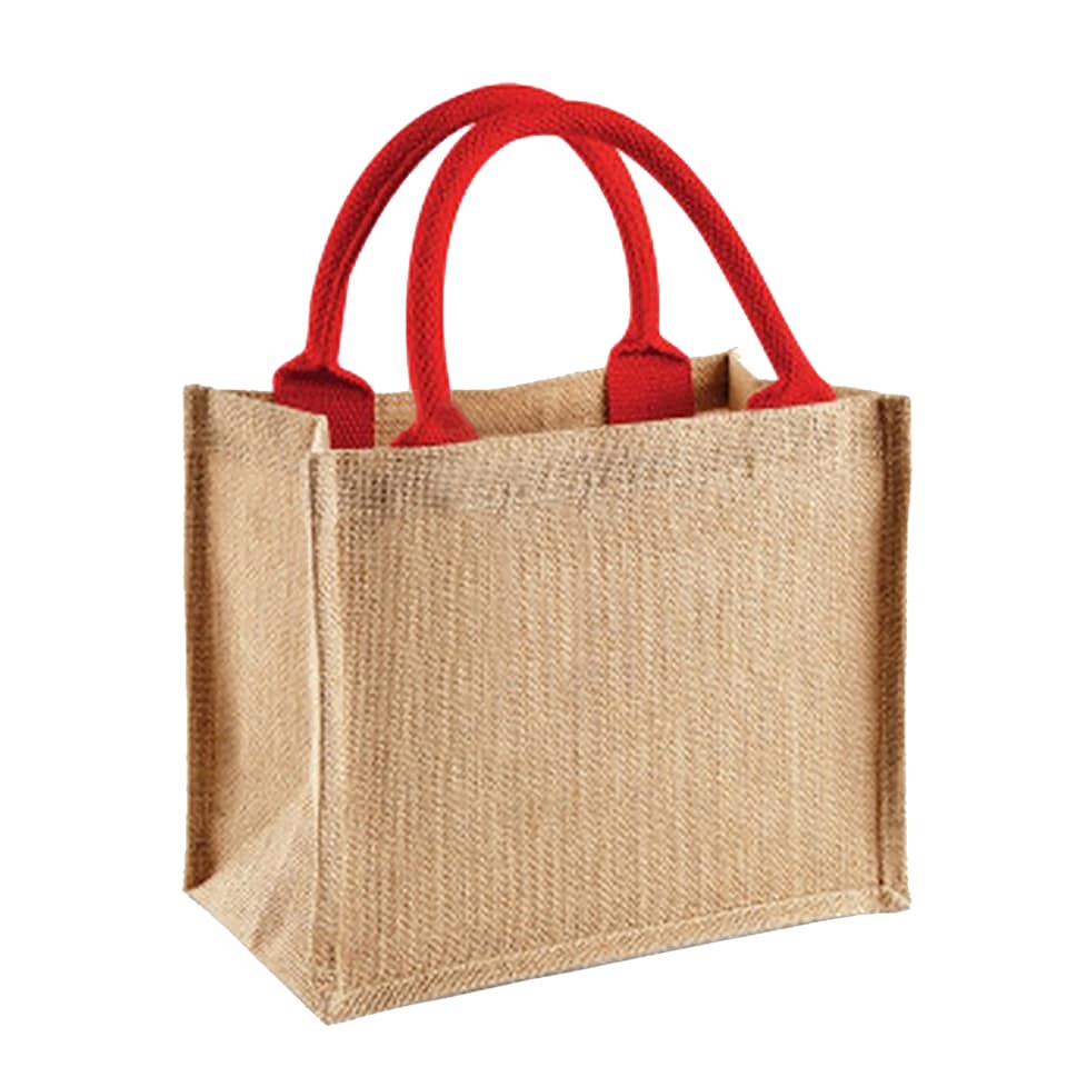 image 1 of Westford Mill Jute Mini Gift Bag (6 Litres)