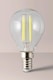 image 2 of ValueLights E14 Pack of 4 4W Filament Golfball Cool White LED Bulbs | Clear