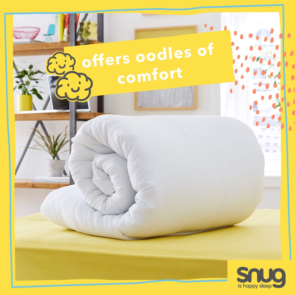 image 1 of Snug Just Right 10.5 Tog Duvet | White | Double