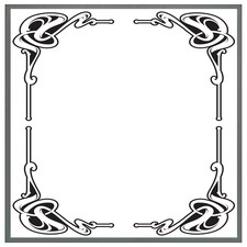 Decorative border (Picture Frame) Grey | S