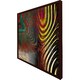 image 3 of Psychedelic print (Picutre Frame) White | XS