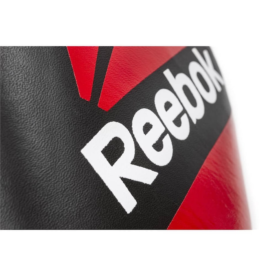 image 1 of Reebok Combat Leather Boxing Gloves - Leather Training Gloves with 5mm Gel & Injection Foam, Double-Loop Wrist Fastening (10oz/12oz) - Red/Black | Black | Red and Black | 10oz
