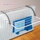 image 1 of Over Radiator Airer Clothes Washing Drying Indoor Rack Adjustable Rail Dryer