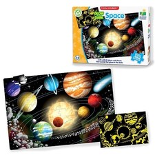 Puzzle Doubles - Glow In The Dark - Space 100 Pcs