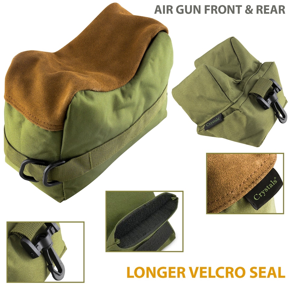 image 1 of 2/Set Front and Rear Rest Bench Bags Hunting Shooting Support for Stability