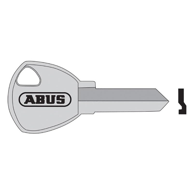 Abus Mechanical 65 Series Key Blank - Multi Colour - 65/40+45 Old Key Blank