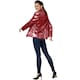 image 3 of Womens sequin jacket | Red | bordeaux | 1