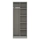 image 1 of Bexley Tall Open Wardrobe in Dusk Grey (Ready Assembled) | Grey | Dusk Grey