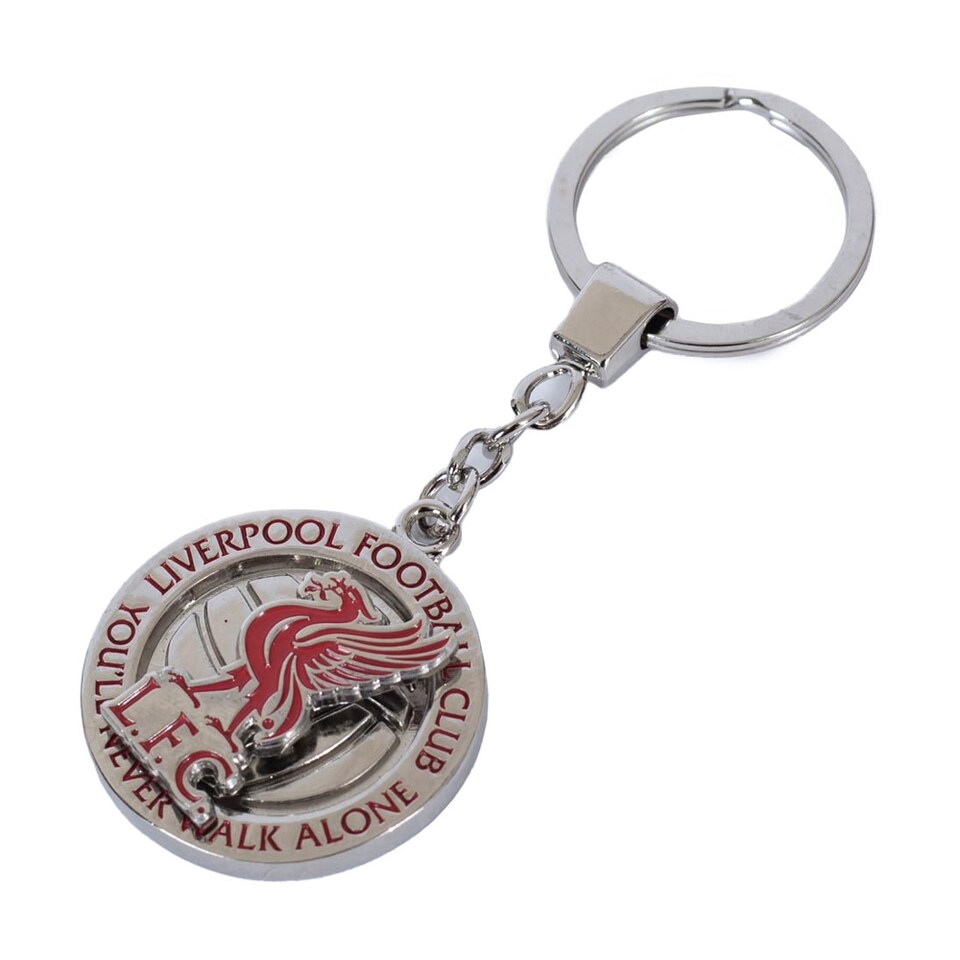 image 1 of Liverpool FC Fidget Spinner Keyring | Red | Red | 1