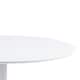 image 4 of Ibiza Round Dining Table with White Top and White Base