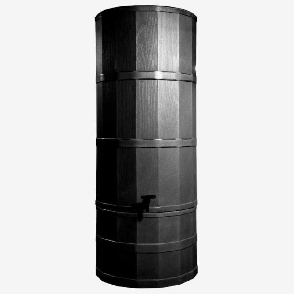 Strata 200 Litre Black Aqua Tower Water Butt Kit