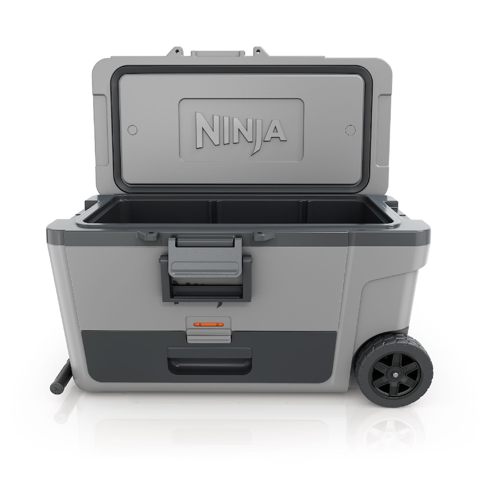 image 1 of Ninja FrostVault 65QT/61L Wheeled Cooler with Dry Zone, Slate Grey FB265EUUKGY