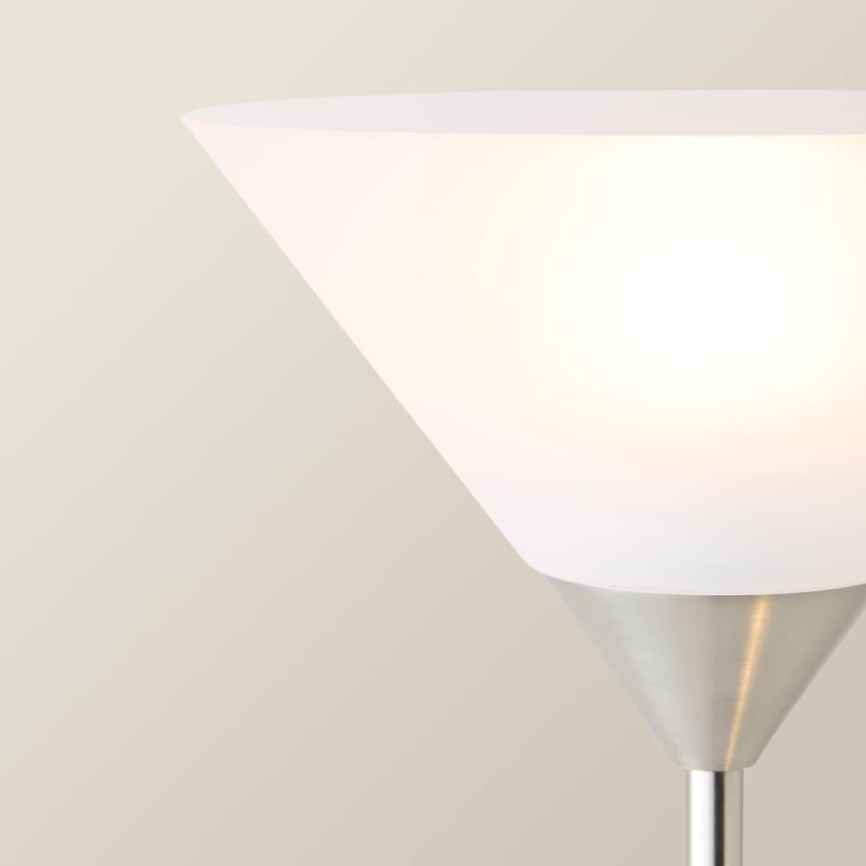 image 1 of ValueLights Mozz Brushed Chrome Mother and Child Floor Lamp | Chrome