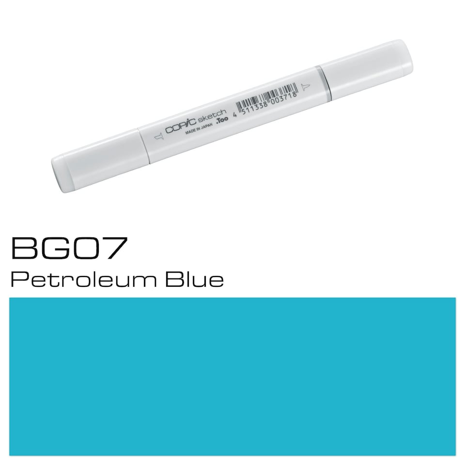 image 1 of Copic Sketch Marker, Petroleum Blue, Single Pen