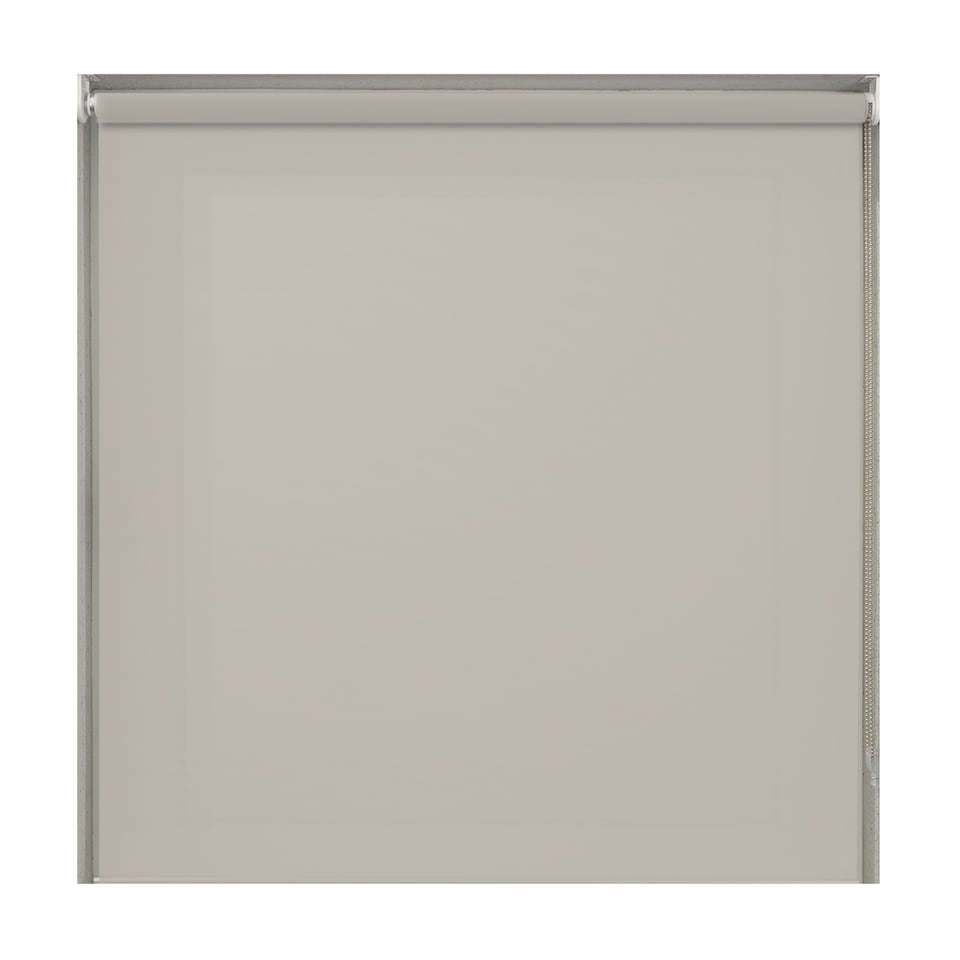 image 1 of 70cm Natural Plain Straight Edge Daylight Roller Blind | Brown | Natural