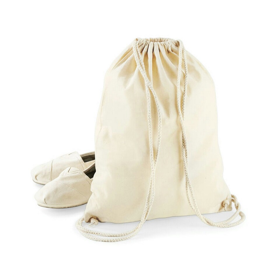 image 1 of Westford Mill Drawstring Bag - Natural - One Size White | One Size