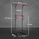 image 7 of HOMCOM Steel Multi-Use Exercise Power Tower Station Adjustable Height w/ Grips