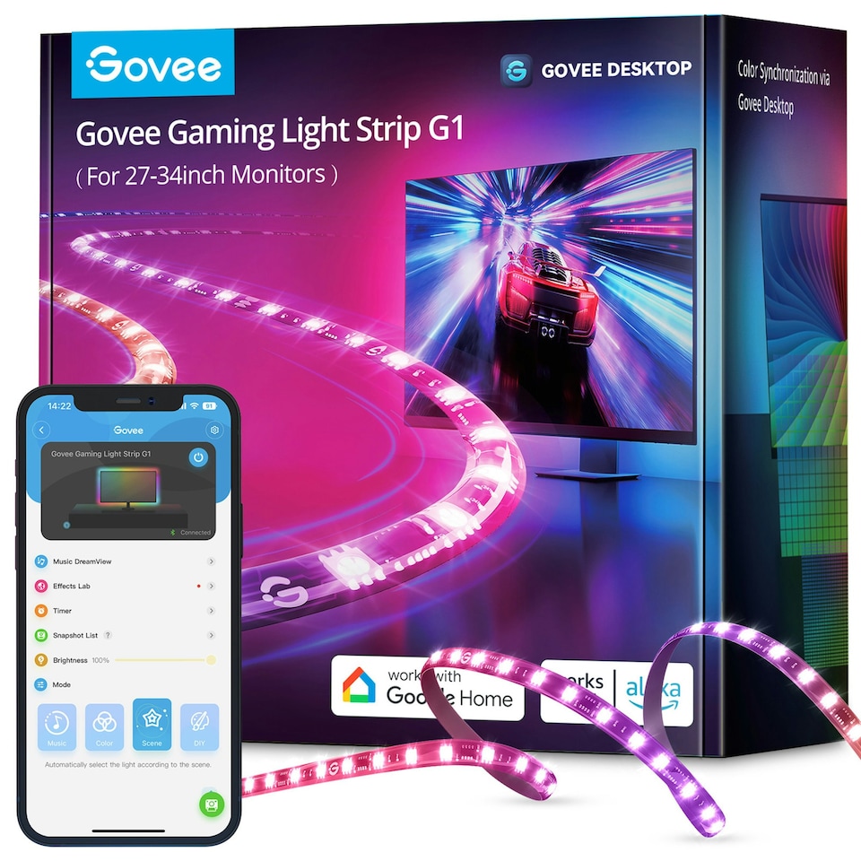 image 1 of Govee Gaming Light Strip G1