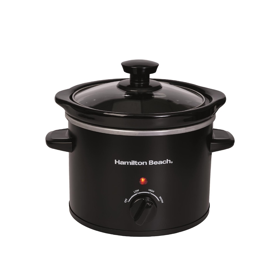 image 1 of Hamilton Beach 'The Mighty Mini' 1.8L Black Slow Cooker