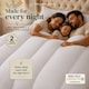image 7 of Opulent Home Premium 16.5 Tog Winter Duvet - Anti-Allergy Hypoallergenic Hollowfibre Quilt|White|King