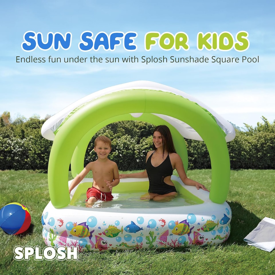 image 1 of Splosh Sunshade Square Pool