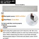 image 5 of NOVECRAFTO Self Adhesive Vinyl Floor Plank – Peel & Stick 36x5.98 in – Light Grey Ash Breeze – Wood Effect – Waterproof DIY Flooring – Easy to Install Grey | 0.97 sqm