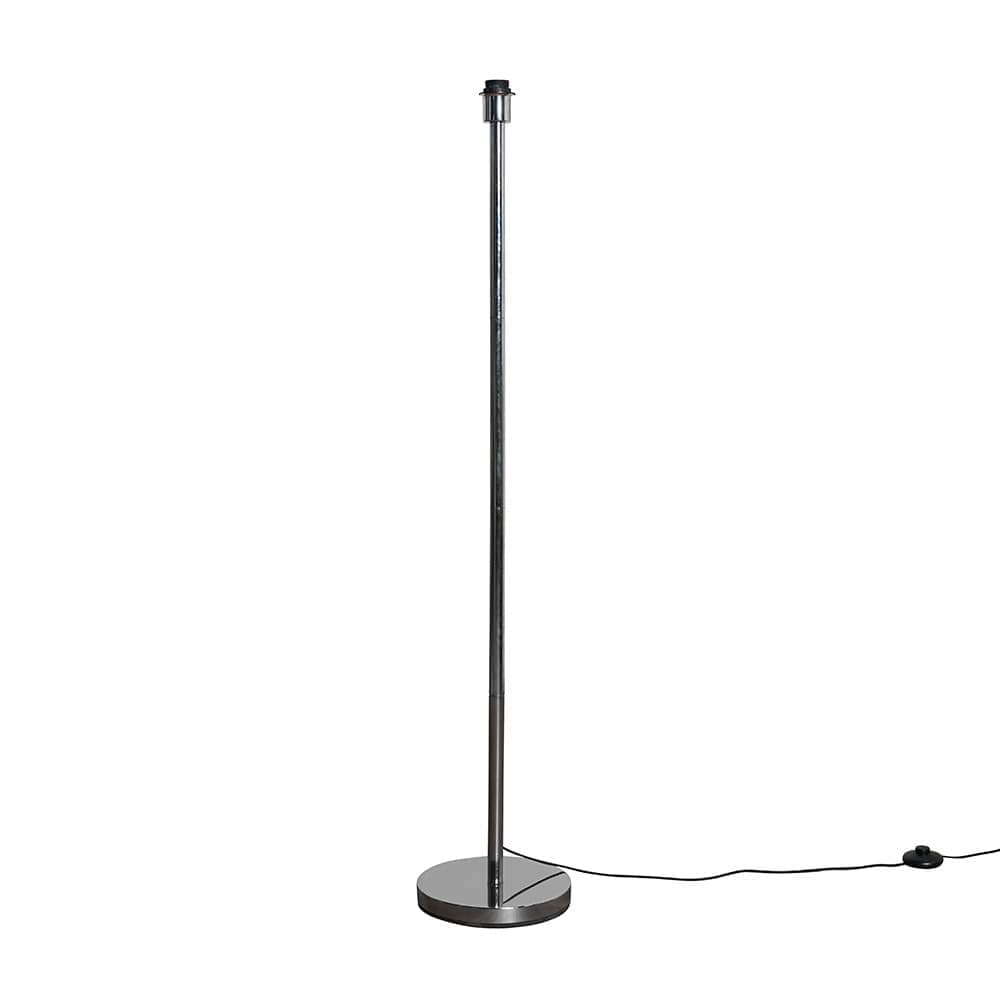 ValueLights Charlie Modern Stem Silver Floor Lamp Base
