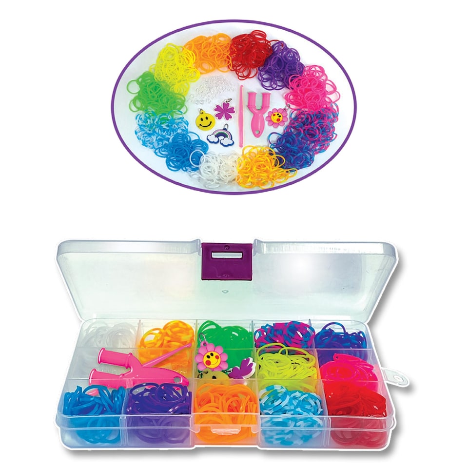 image 1 of Rainbow Rubber Bands