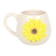 image 1 of Hello Sunshine Rounded Mug with 3D Sunflower