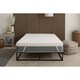 image 3 of Cool Quilted Memory Foam Mattress Topper - 2" Deep, Pressure-Relieving Support White | Small Double