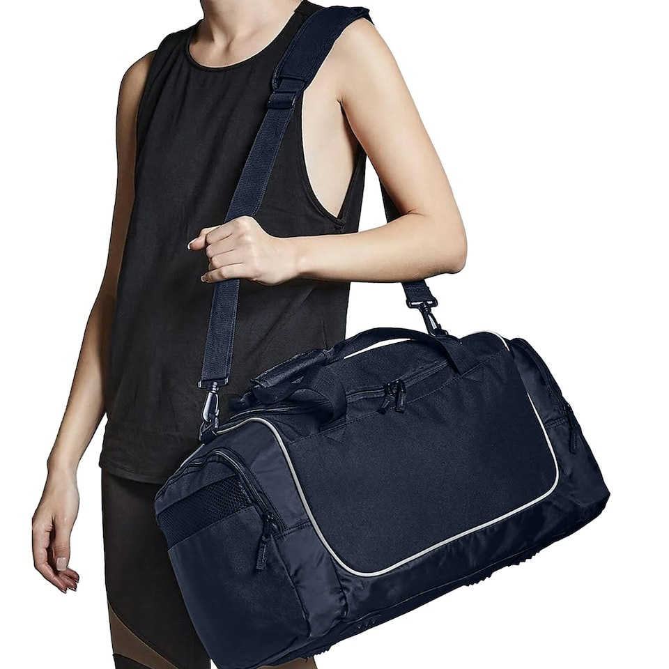 image 1 of Quadra Teamwear Locker Bag - French Navy/Light Grey - One Size (UTPC3790) | Multi | One Size