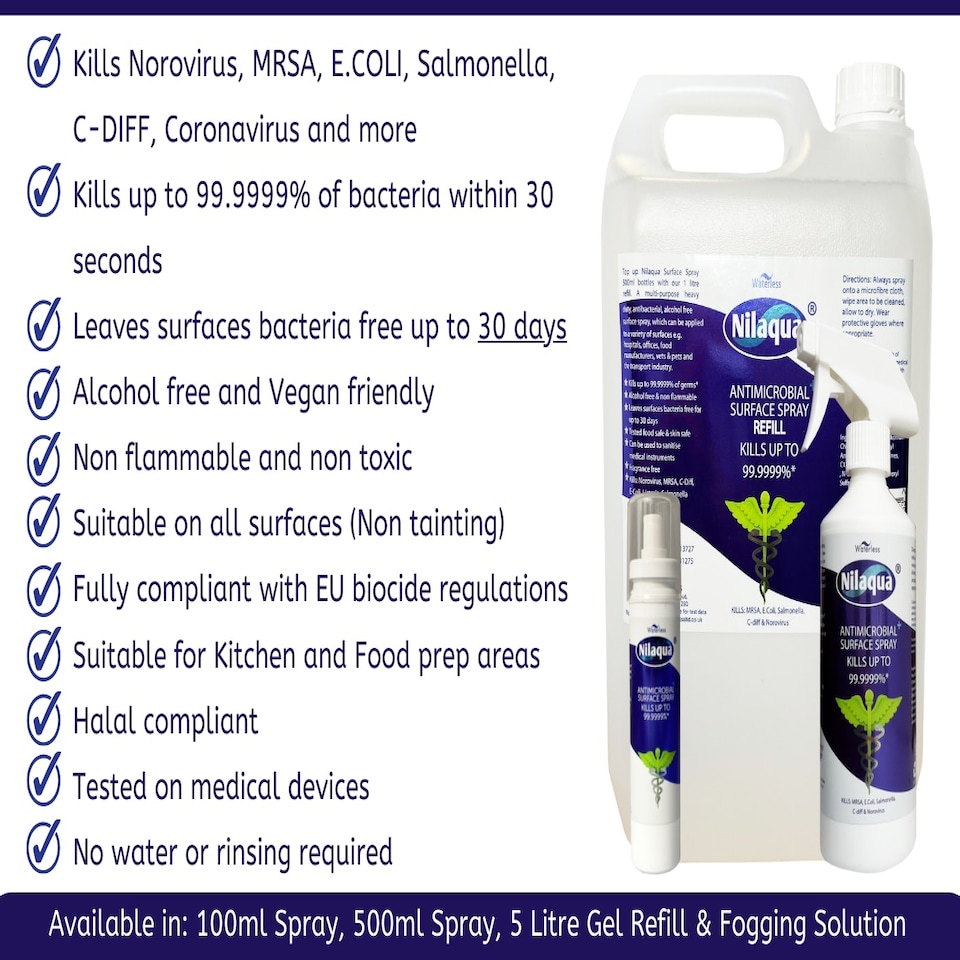 image 1 of 500ml Virucidal Surface Spray