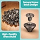image 3 of 9.5 x 6mm Cone Spike Studs Screw Back for Leather Craft - 50pcs