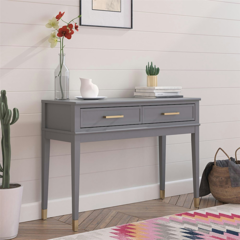 image 1 of Westerleigh Console Table Graphite Grey Grey | Grey