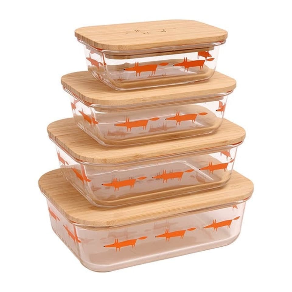 image 1 of Scion Living Mr Fox Mini Rectangular Glass Storage Dish