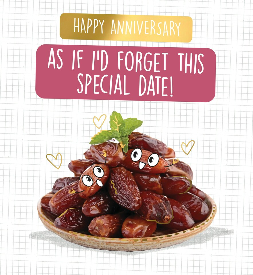 image 1 of As If I'd Forget This Special Date! - Funny Anniversary Card