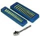 image 1 of 1/4" Drive Metric Shallow + Deep 6 Sided Sockets 4 - 14mm + 72 Teeth Ratchet